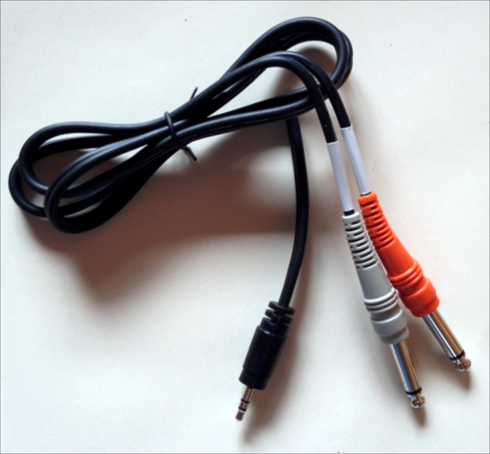 This is the 3.5mm TRS to Dual 1/4" TS patch cable