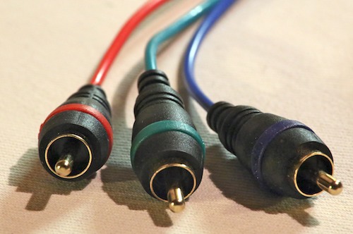 RCA Component Video Plugs